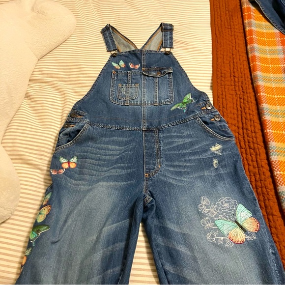 OOAK Butterfly Bliss Overalls - Picture 3 of 11